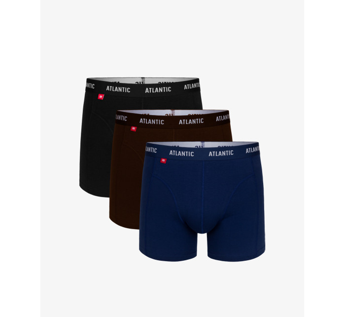 Pánské boxerky ATLANTIC 3Pack - vícebarevné