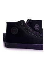 Men's Classic High Sneakers BIG STAR Black