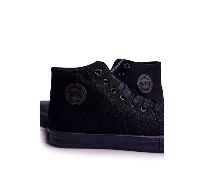 Men's Classic High Sneakers BIG STAR Black