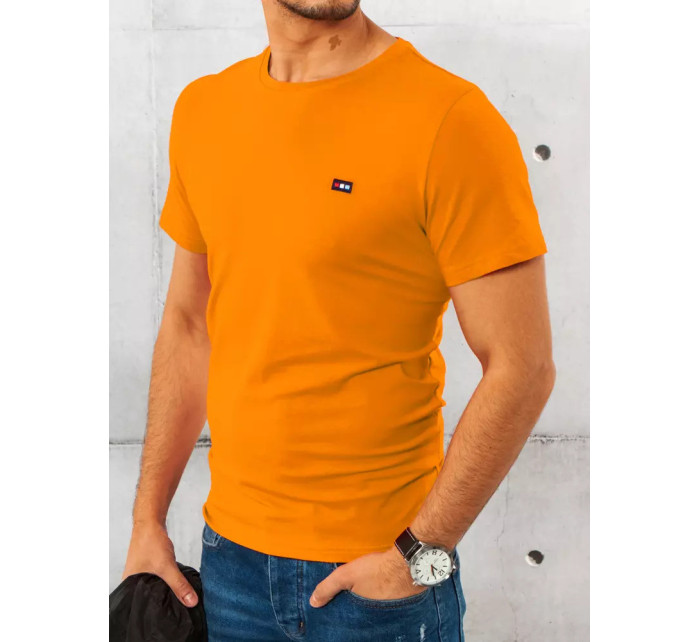 Oranžové pánské tričko Dstreet RX4806