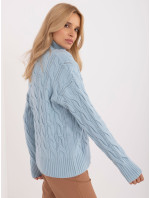 Sweter AT SW model 20463624 jasny niebieski - FPrice