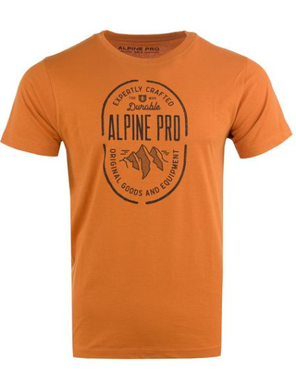 Pánské triko ALPINE PRO WEDOR golden oak