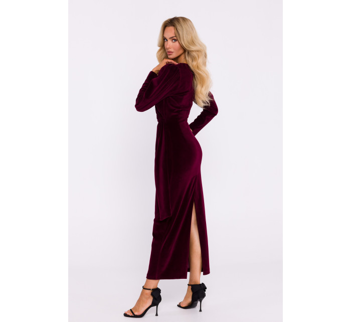 Made Of Emotion Dress M828 Maroon