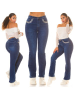 Sexy Highwaist Bootcut Jeans with glitter details