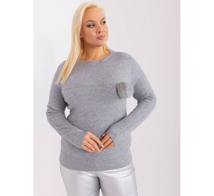 Sweter PM SW PM model 19319037 szary - FPrice