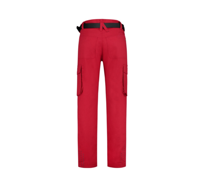 Work Pants Twill pracovní kalhoty unisex červená