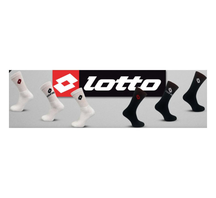 LOTTO froté ponožky bílé 3 páry 069609