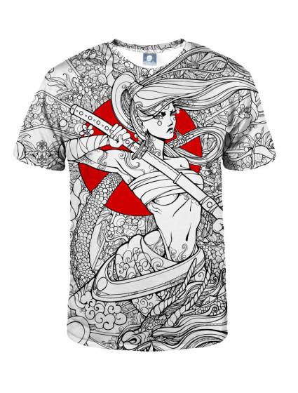 Aloha From Deer Lady Samurai T-Shirt TSH AFD931 White