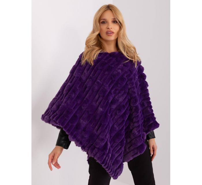 Poncho AT  ciemny fioletowy model 19367643 - FPrice