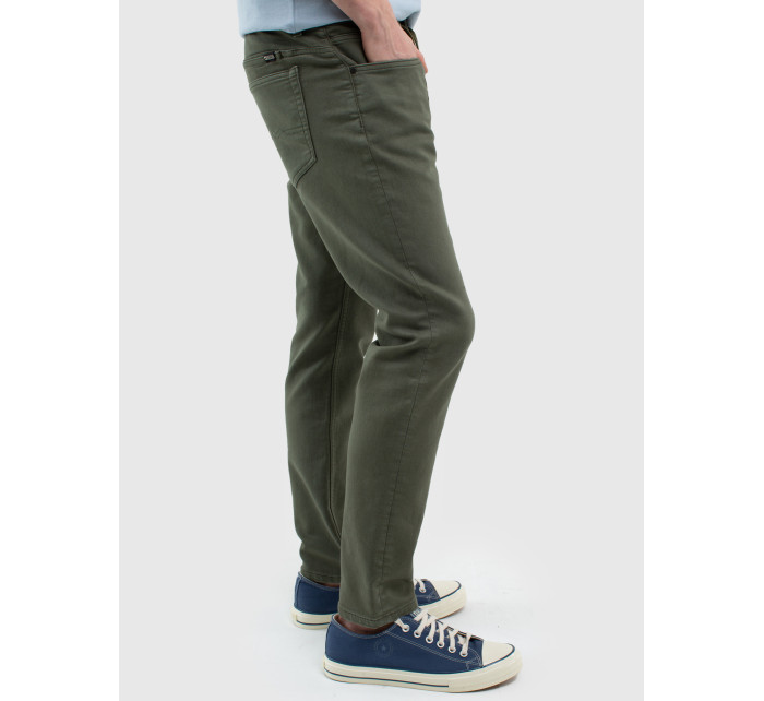 Velké hvězdné jogger kalhoty Denim 190102 Khaki-303