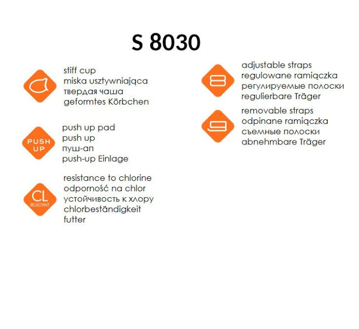 Jednodílné dámské plavky Self S 8030 Monaco 15