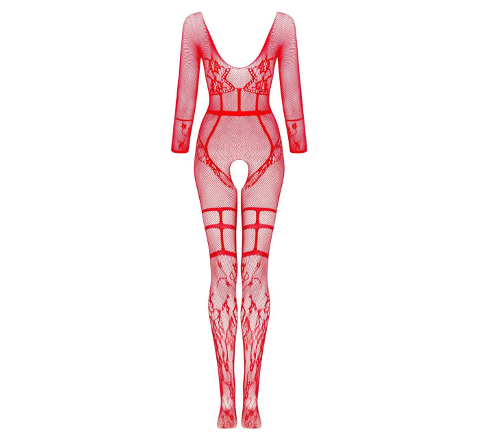 Bodystocking Lorna red - BEAUTY NIGHT FASHION