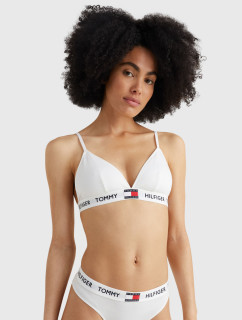 Dámská podprsenka ORGANIC COTTON PADDED TRIANGLE BRA UW0UW02243YCD bílá - Tommy Hilfiger