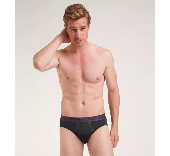 Pánské slipy EVER Cool Brief 2P - BLACK - černé 0004 - SLOGGI