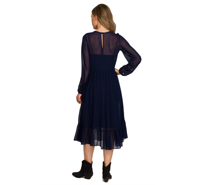 Stylove Dress S319 Navy Blue