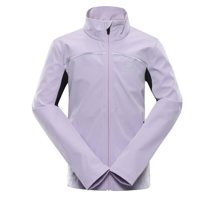 Dětská softshellová bunda s membránou ALPINE PRO GEROCO pastel lilac