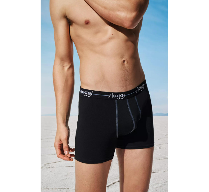 Pánské boxerky Start Short C2P box - BLACK - černé 0004 - SLOGGI