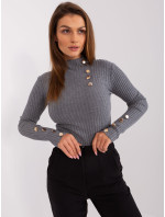 Sweter PM SW PM model 19309636 ciemny szary - FPrice