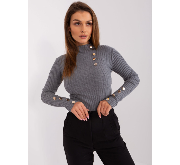 Sweter PM SW PM model 19309636 ciemny szary - FPrice