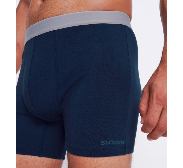 Pánské boxerky GO ABC 2.0 Short 2P - BLUE - modré 00RA - SLOGGI