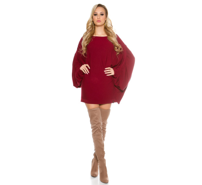 Trendy KouCla Oversize Bat Sweater