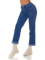 Sexy used look push up flarred jeans