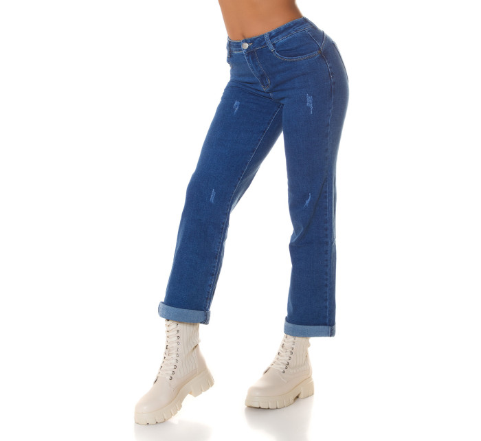 Sexy used look push up flarred jeans