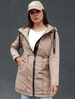 Dámská parka bunda URBANJOY béžová Dstreet TY4386