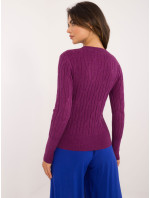 Sweter AT SW  fioletowy model 20493430 - FPrice