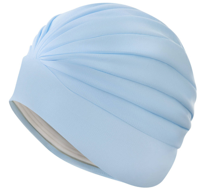 AQUA SPEED Plavecká čepice Turban Světle modrý vzor 02