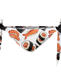 Aloha From Deer Sushi - Bento Bikini Bows Bottom WBBB AFD534 White