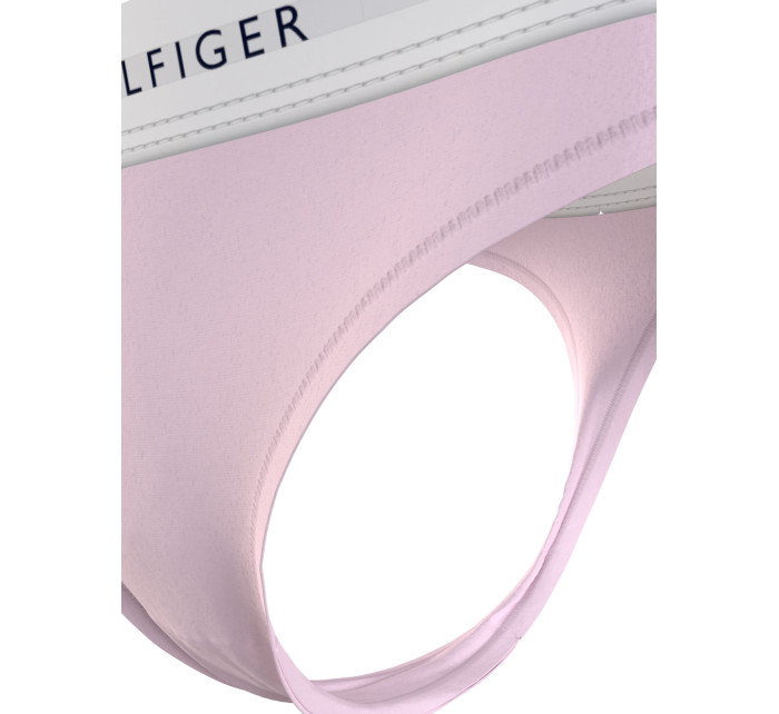 Dámská tanga LOGO WAISTBAND THONG UW0UW03835TOG světle růžová - Tommy Hilfiger