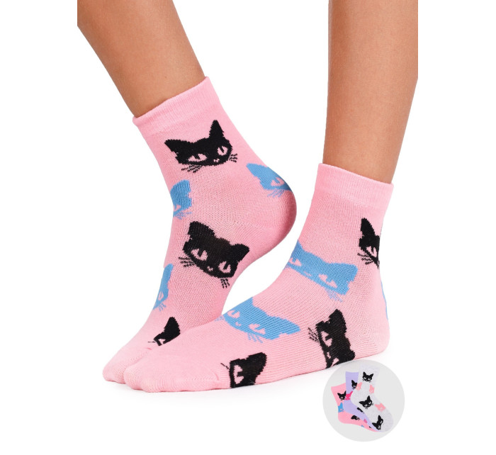 Socks Cats 3Pack Multicolour model 20675454 - Yoclub