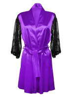 DKaren Housecoat Elizabeth Violet