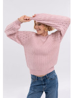 Volcano Sweater S-Luca Pink Melange