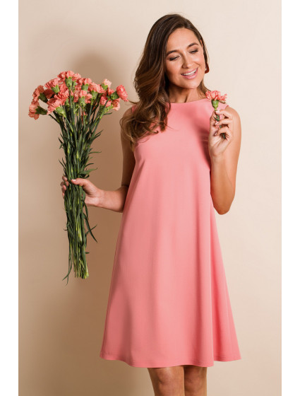 Stylove Šaty S157 Salmon Pink