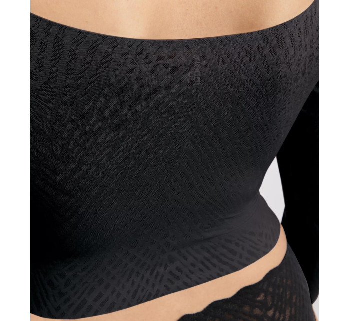 Dámský top ZERO Feel Bliss Top Long Sle. - BLACK - černý 0004 - SLOGGI