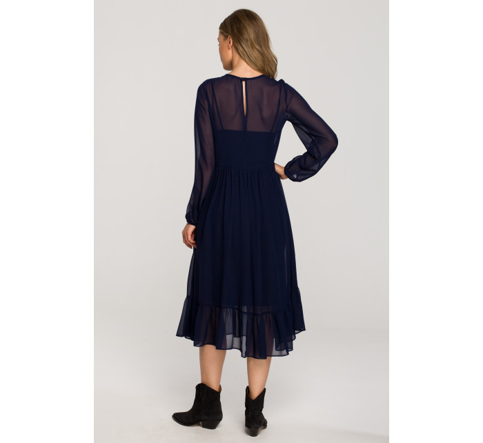 Stylove Dress S319 Navy Blue