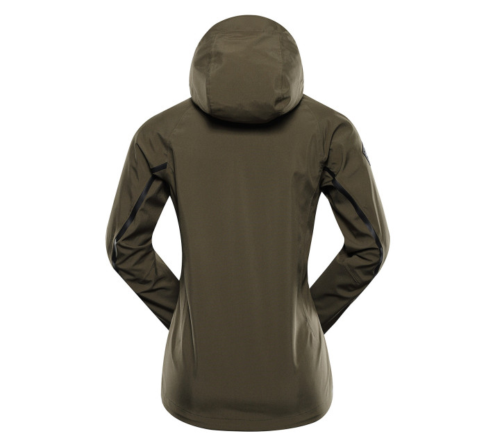 Dámská softshellová bunda s membránou ALPINE PRO JERDA ivy green