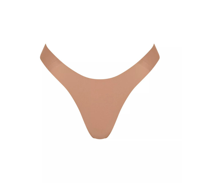 Dámská tanga ZERO Feel 2.0 Tiny tanga - BROWN - hnědé 00CM - SLOGGI