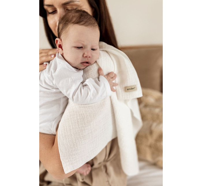 Ander Muslin Swaddle Elena Cream