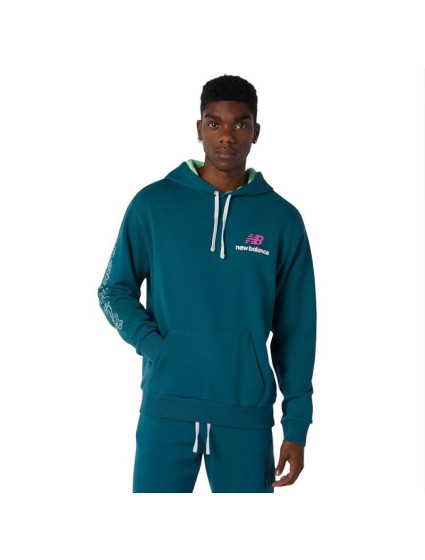 New Balance Athletics Clash Hoodie M MT13564MTL pánské