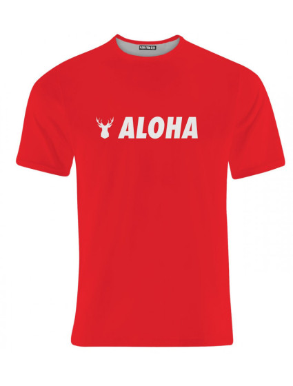 Aloha From Deer Základní tričko Aloha TSH AFD248 Red