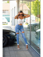 Sexy Highwaist model 19626440 look Skinny Jeans - Style fashion