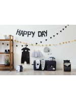 Dupačky Pinokio Happy Day Dungarees Black