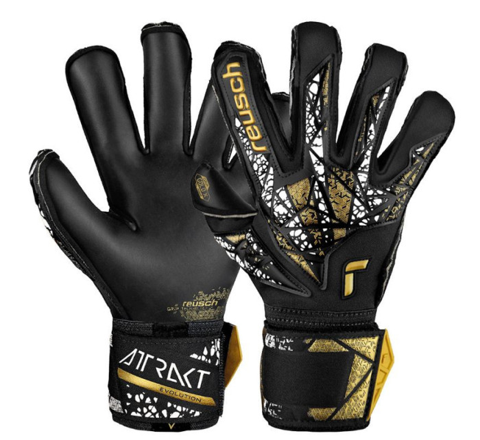 Attrakt Freegel Gold X Evolution Cut Finger Support Brankářské rukavice 54 70 model 19646718 - Reusch