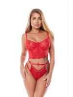 Korzet model 19579528 Red - Anais