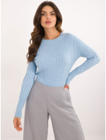 Sweter AT SW  jasny niebieski model 20493329 - FPrice