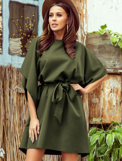 SOFIA Dámské šaty v khaki barvě model 15557600 - numoco