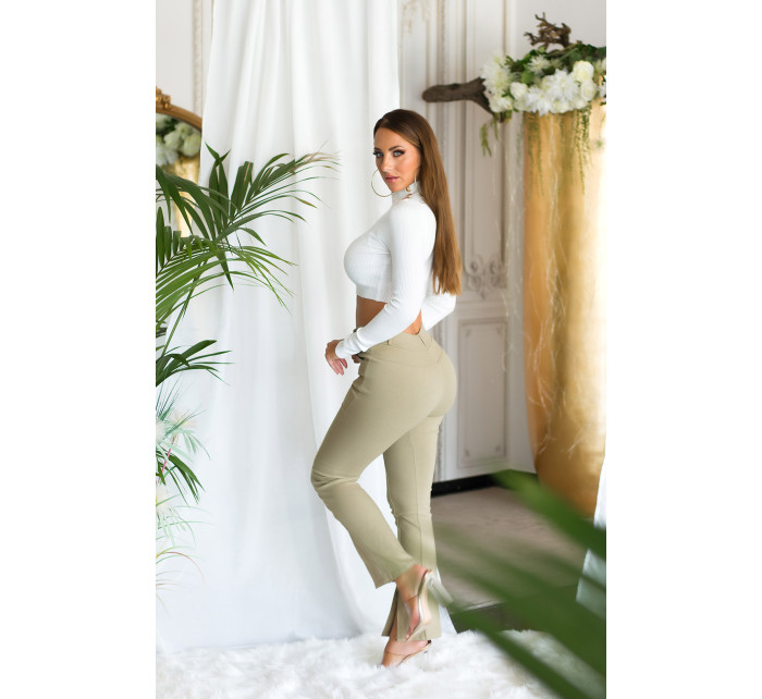 Sexy  Highwaist Pants with cut model 19627078 - Style fashion